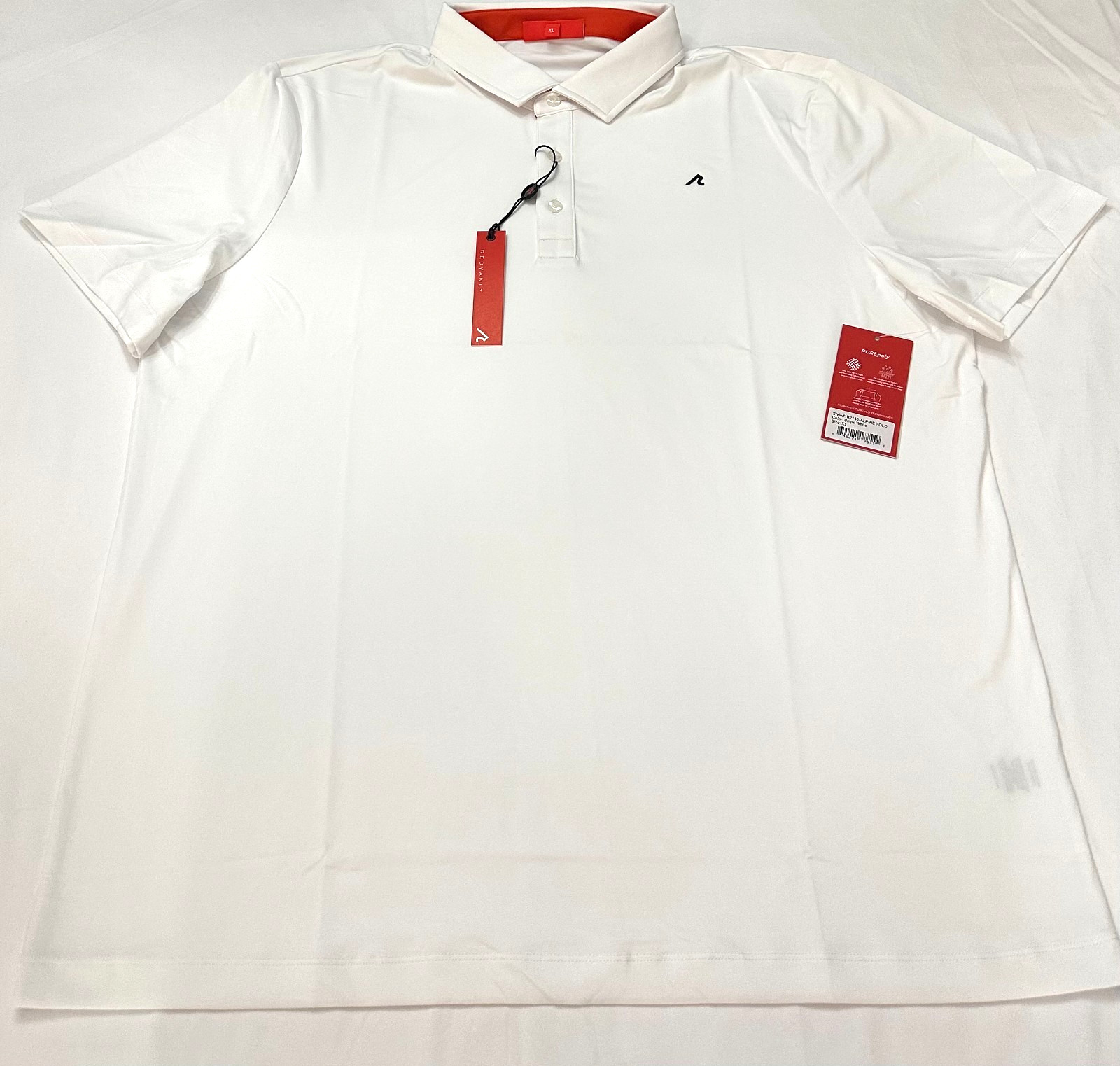 Redvanly Alpine Polo Color Bright White Size XL New With Tag