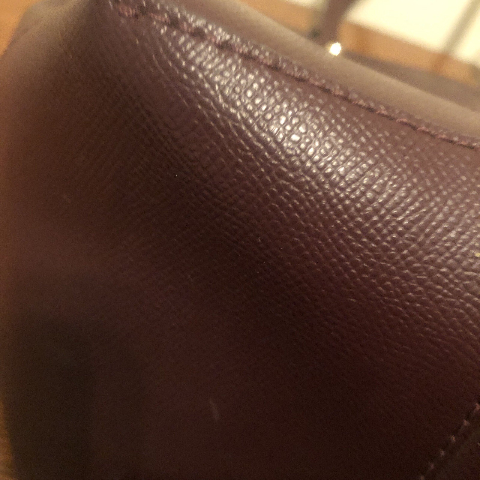 Michael Kors Large Jet Set Tote Dark Brown Saffiano Cross Grain Leather