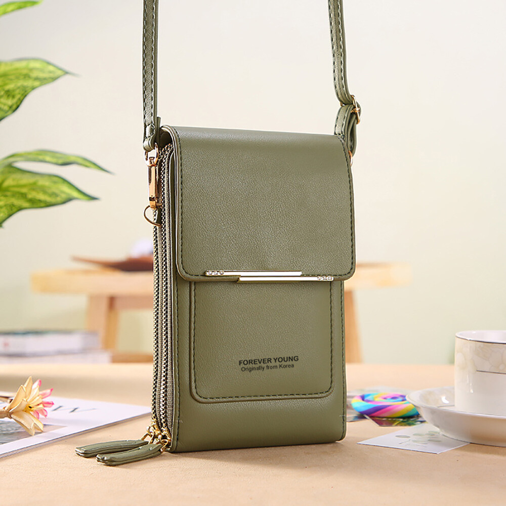 Women Cell Phone Purse Pocket Wallet Touch Screen Shoulder Crossbody Card Holder