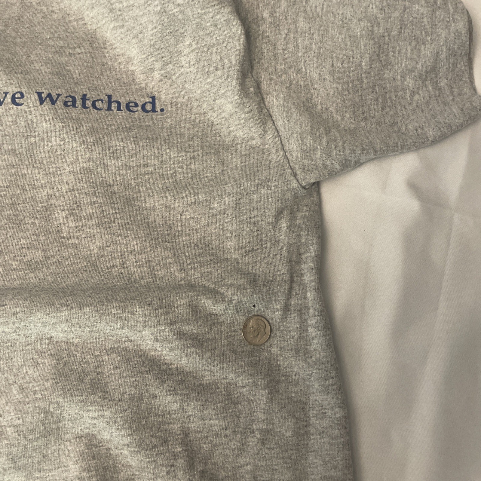 Colbert Report Vintage Grey Lincoln T-Shirt Size Large from Audience Taping