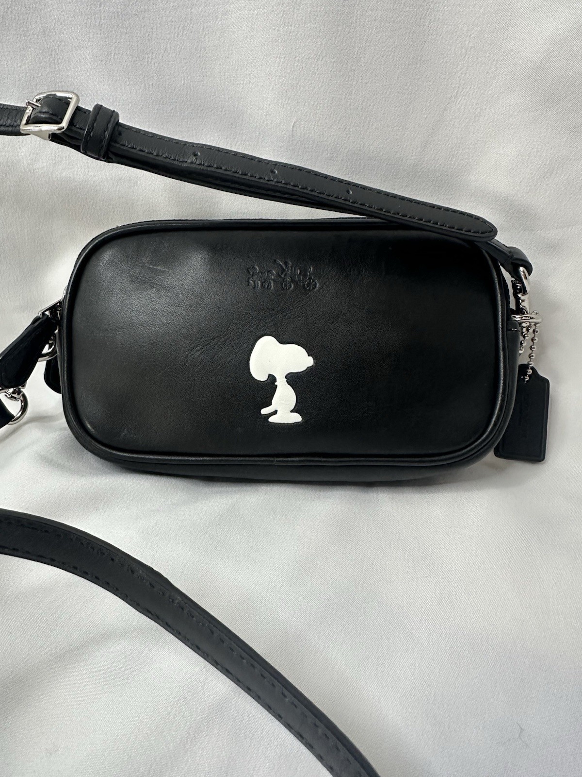 Coach x Peanuts Snoopy Small Black Crossbody