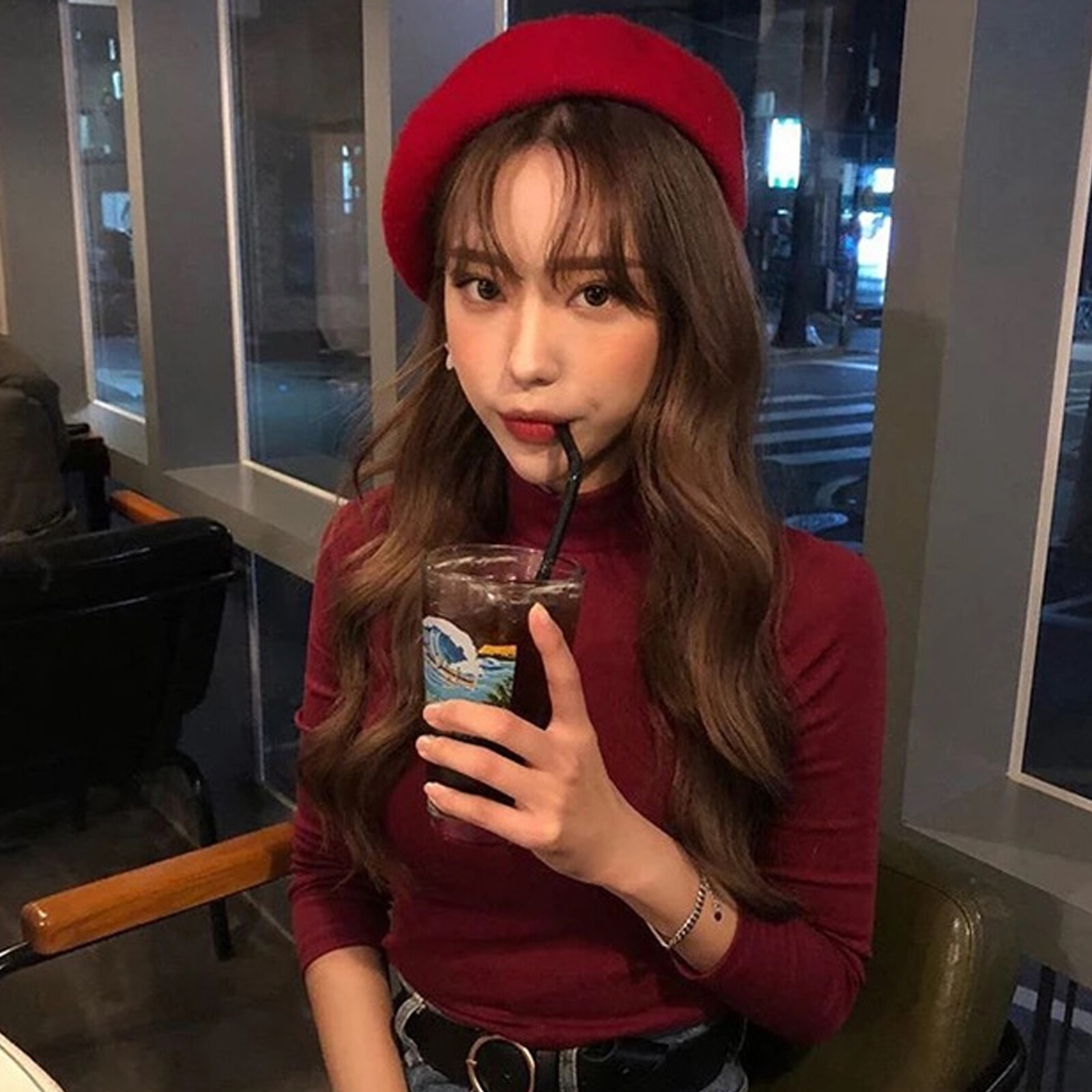 Women Casual Beanie Wool Beret Classic Elegant French Style Solid Color Hat
