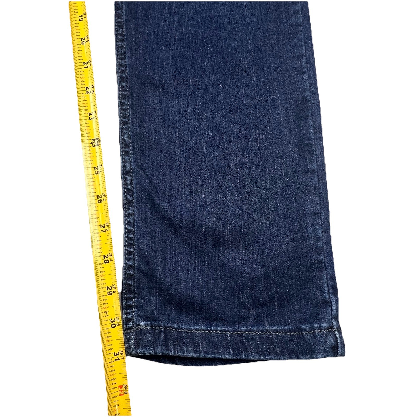 Mugsy Fultons Jeans Men’s 34×31 FLX3NFU Blue Dark Wash Denim Slim Tapered Flex