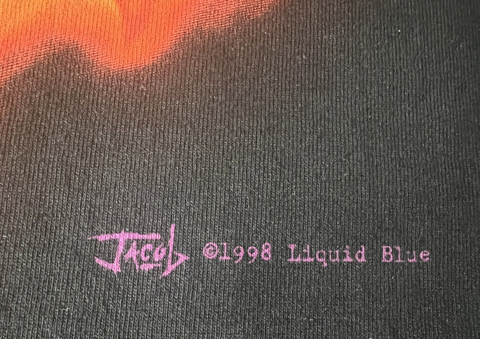 vintage 90s Liquid Blue AIO Dragon Priestess Sorceress shirt – XXL White tag 2XL