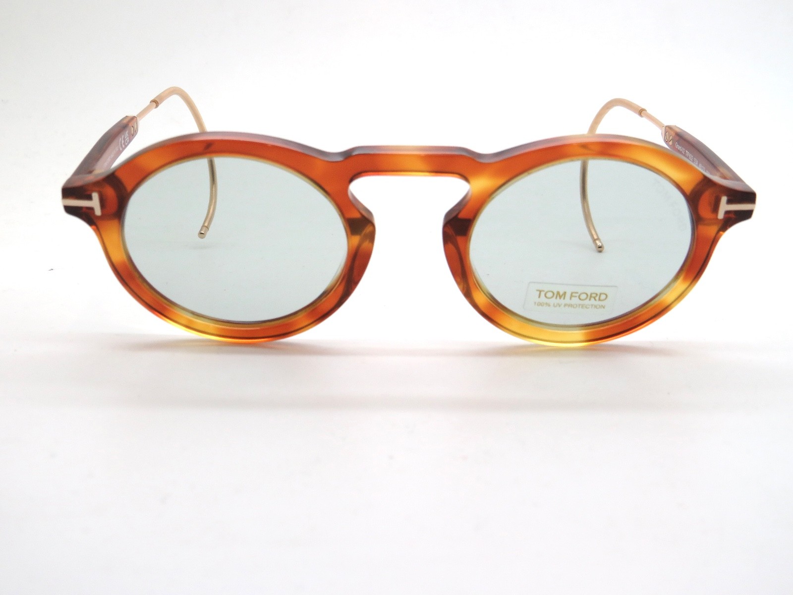 TOM FORD FT 0632/S 53A Grant-02 Light Havana/Gold Authentic Sunglasses