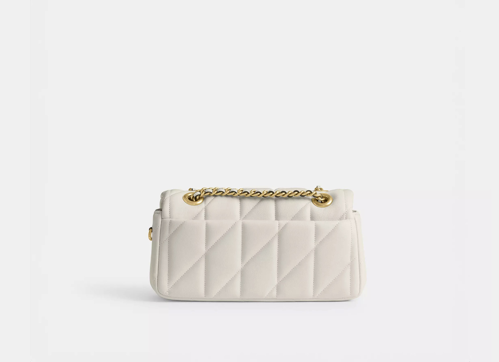 COACH Tabby Shoulder Bag 20 Quilted Flower White CP149 B4/HA New