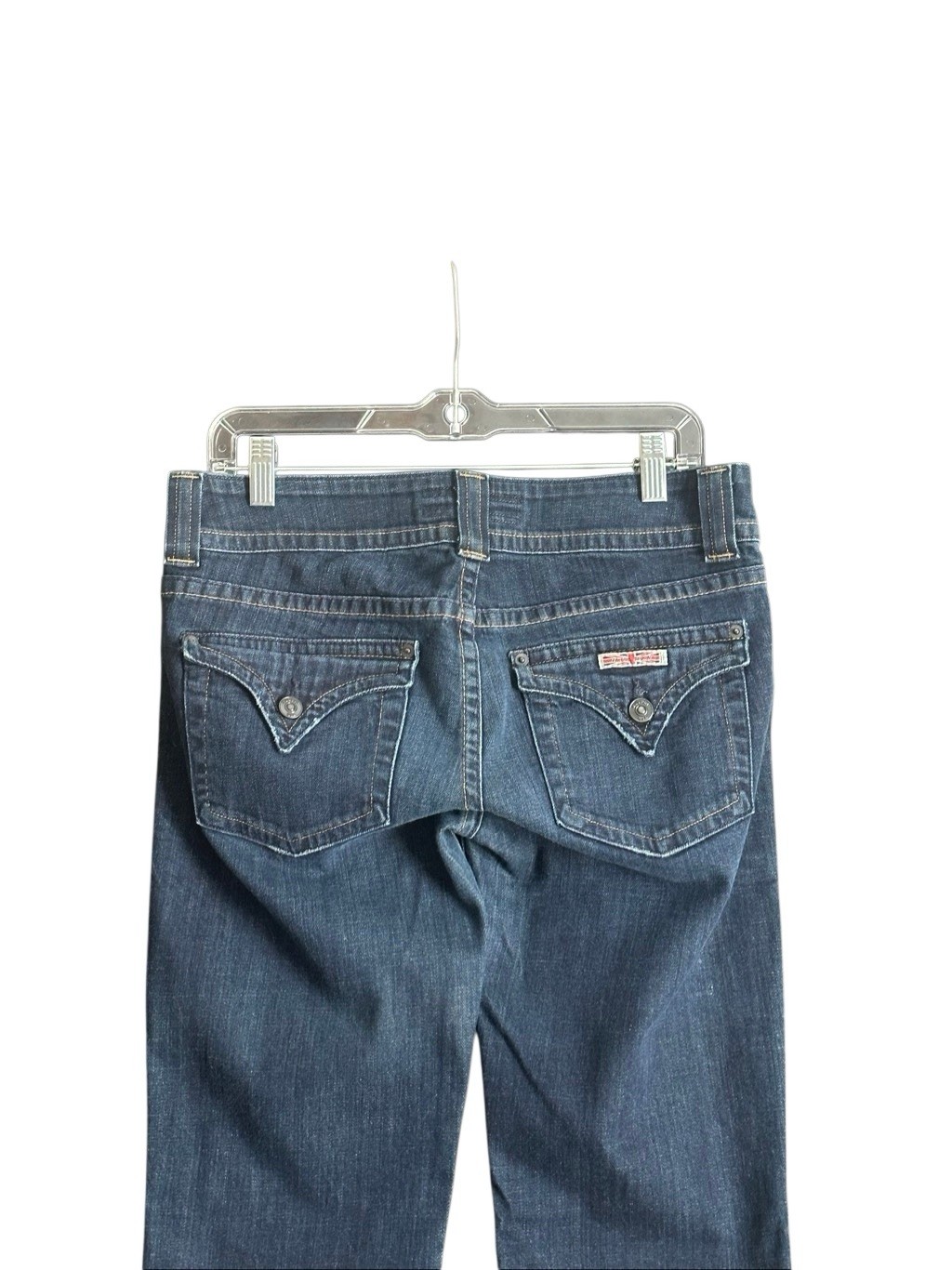 Hudson Signature Bootcut Flap Pocket Jeans Sz 29 Dark Wash Low-Rise