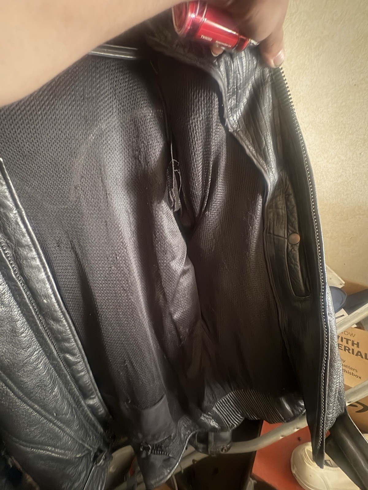 Black Leather Riding Jacket