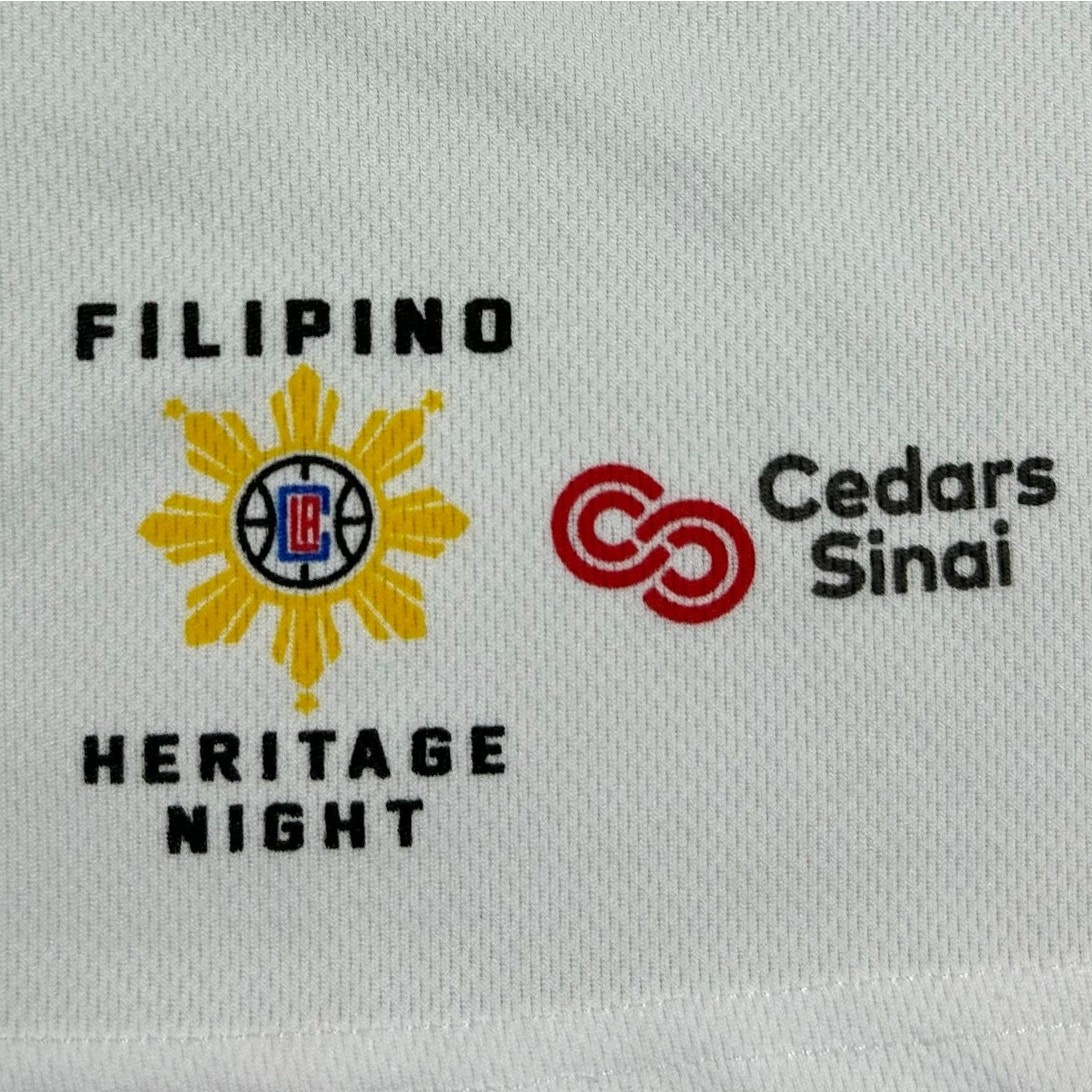 Los Angeles Clippers Jersey #22 Filipino Heritage Tank Top White Mens Size XL