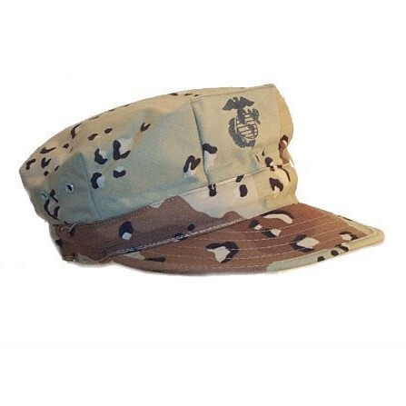 Marine Corps Chocolate Chip 8 Point Cover -USMC 6-Color Desert Utility Hat – USA