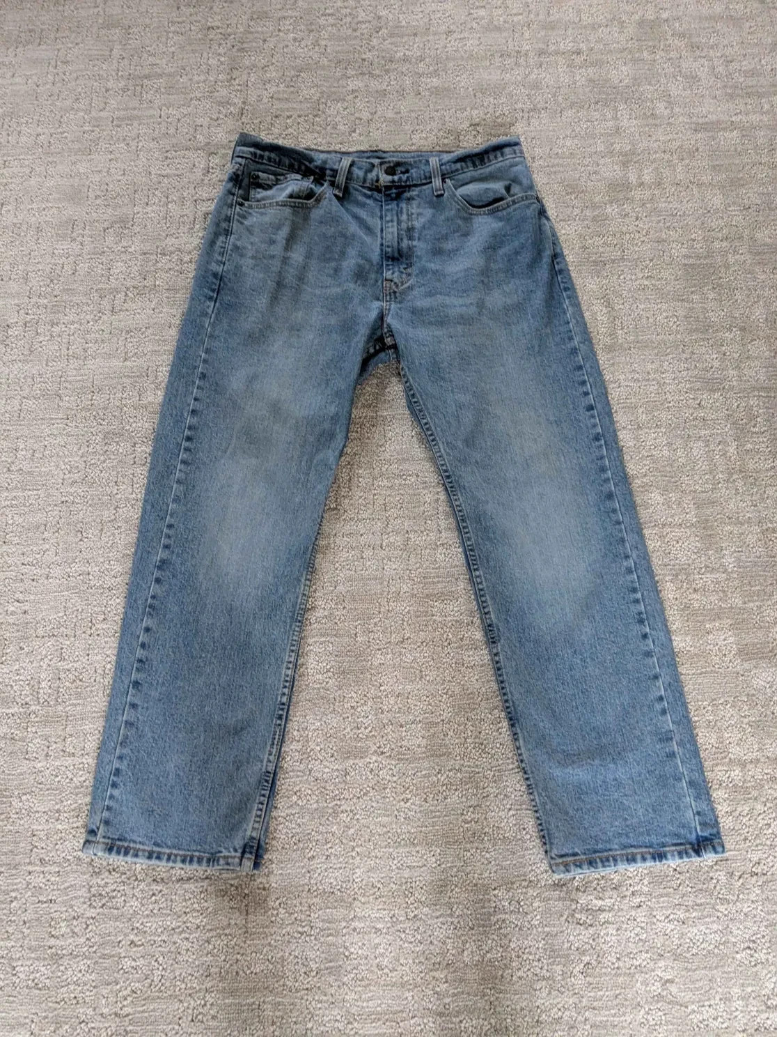 Levi’s Strauss Men’s Classic 505 Series Blue Denim Straight Leg Jeans Size 34/29