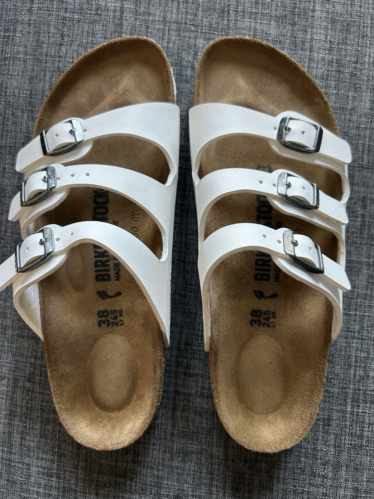 Birkenstock Florida sandals EU size: 38 (US 7-7.5) Excellent Condition