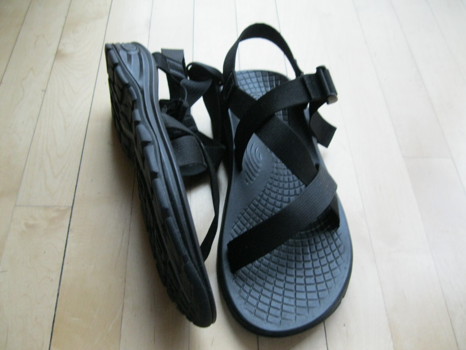 CHACO Z Volv Open Toe Ecotread Sport Comfort Sandals J105085 Black Men 11 EU 44