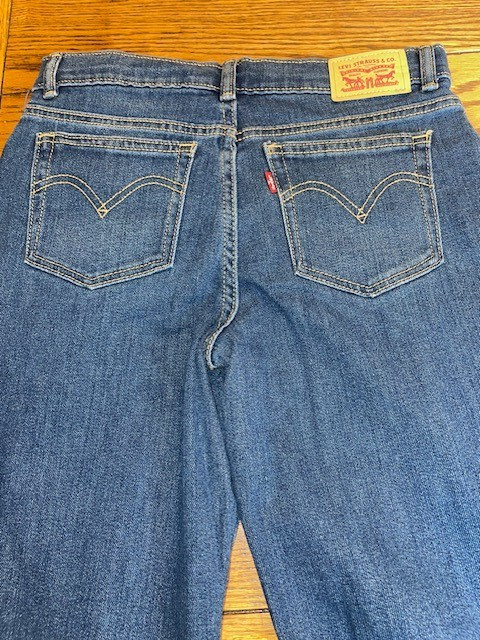 Levi’s Low Pro Straight Blue Denim Jeans – Women’s Size 12 Reg (W28 X L28) – New