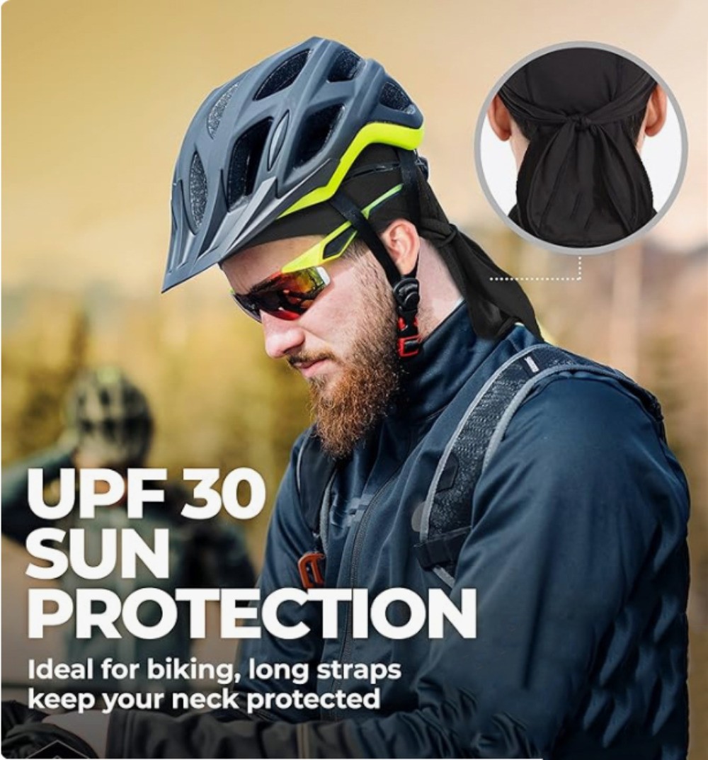Cooling Helmet Liner Do Rag Skull Caps for Men Cooling Head Wraps Hard Hat Liner