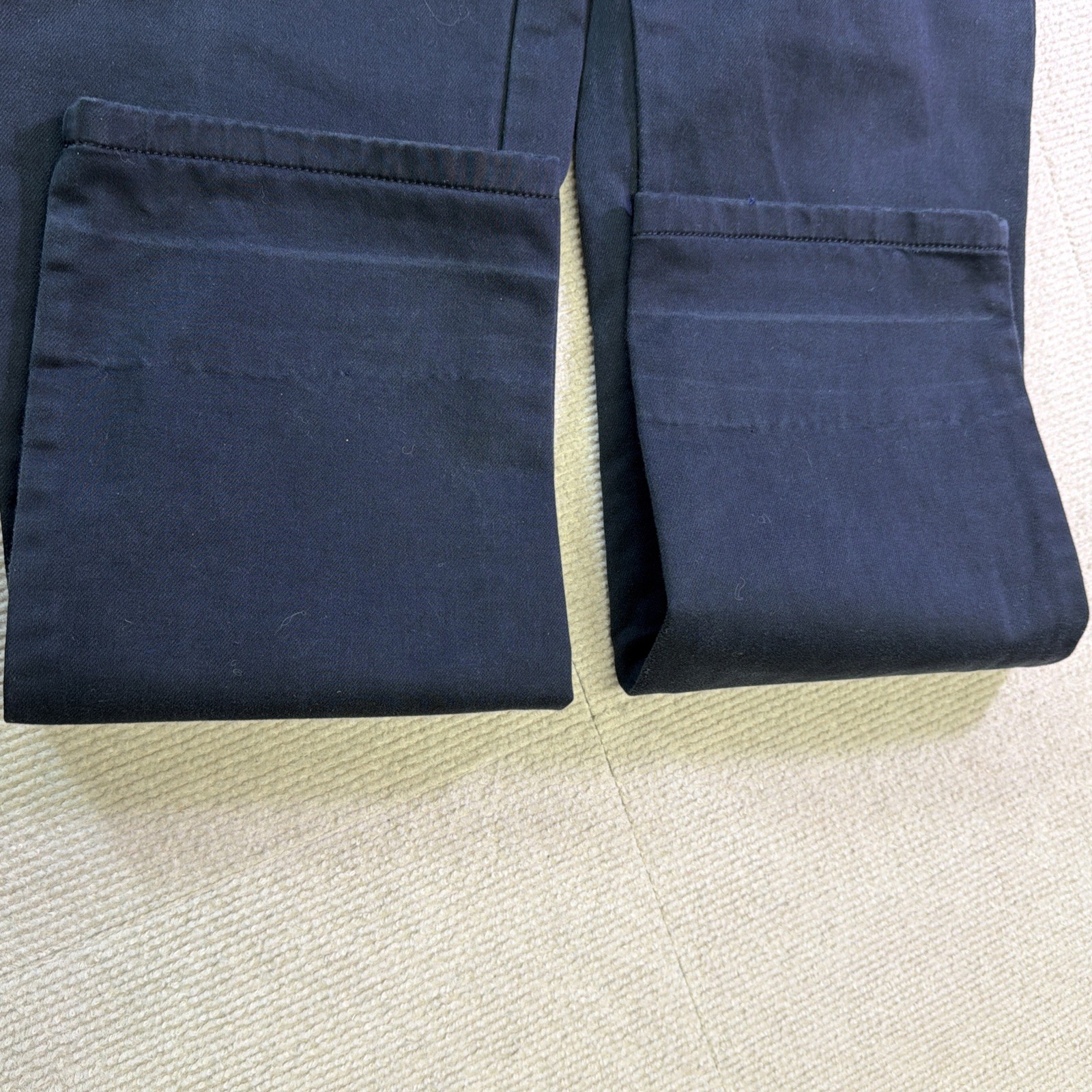 Burberry London Pants Mens 34 Fits Like 32×30 Blue Cotton Chino Straight Casual