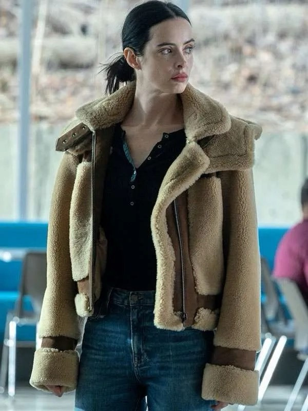 Sherpa Jacket Worn By KRYSTEN RITTER in ORPHAN BLACK ECHOS..