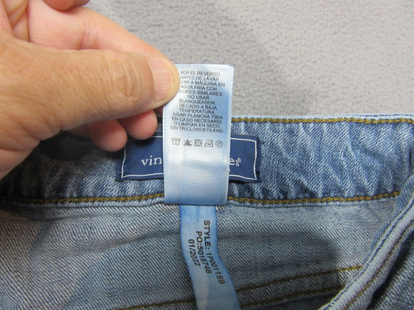 Vineyard Vines Jeans Mens Blue Candiani 30×33.5 Denim Stretch Classic