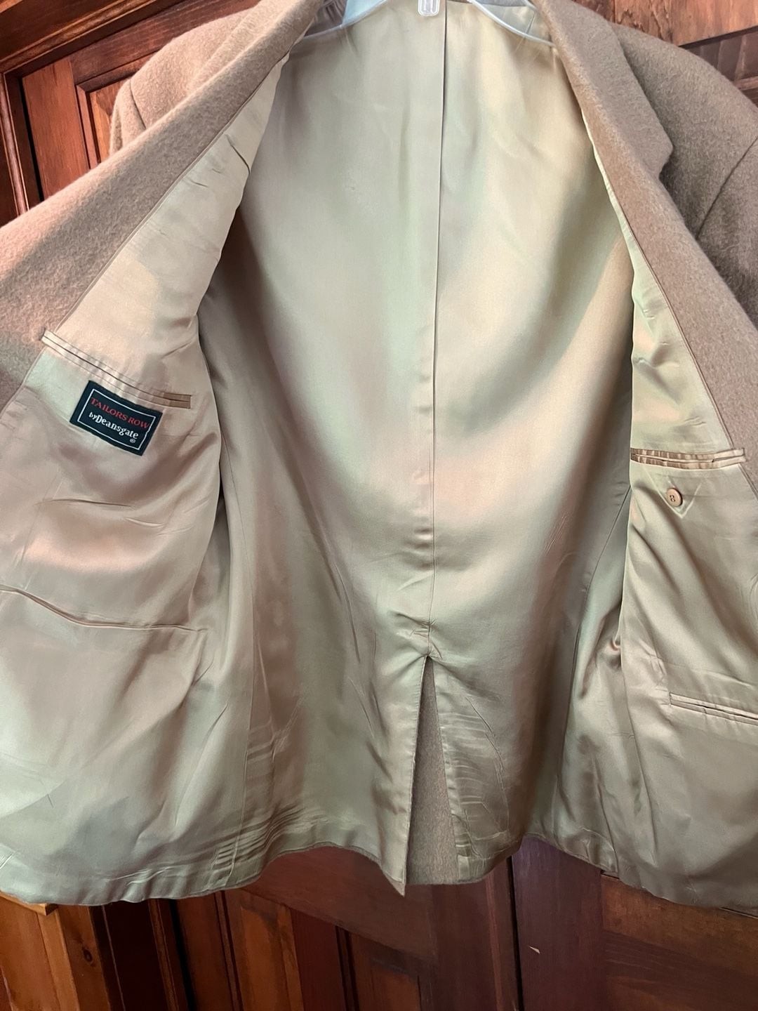 Vintage Tailors Row by Deansgate Camel Two-Button Sport Coat Blazer