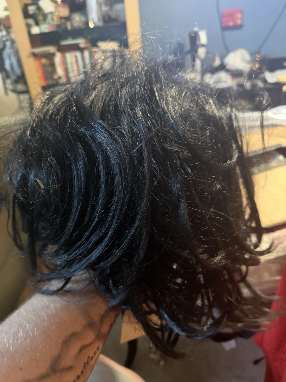 Rubie’s Jeff The Killer Latex Mask w/ Black Hair, Fish Bowl Eyes