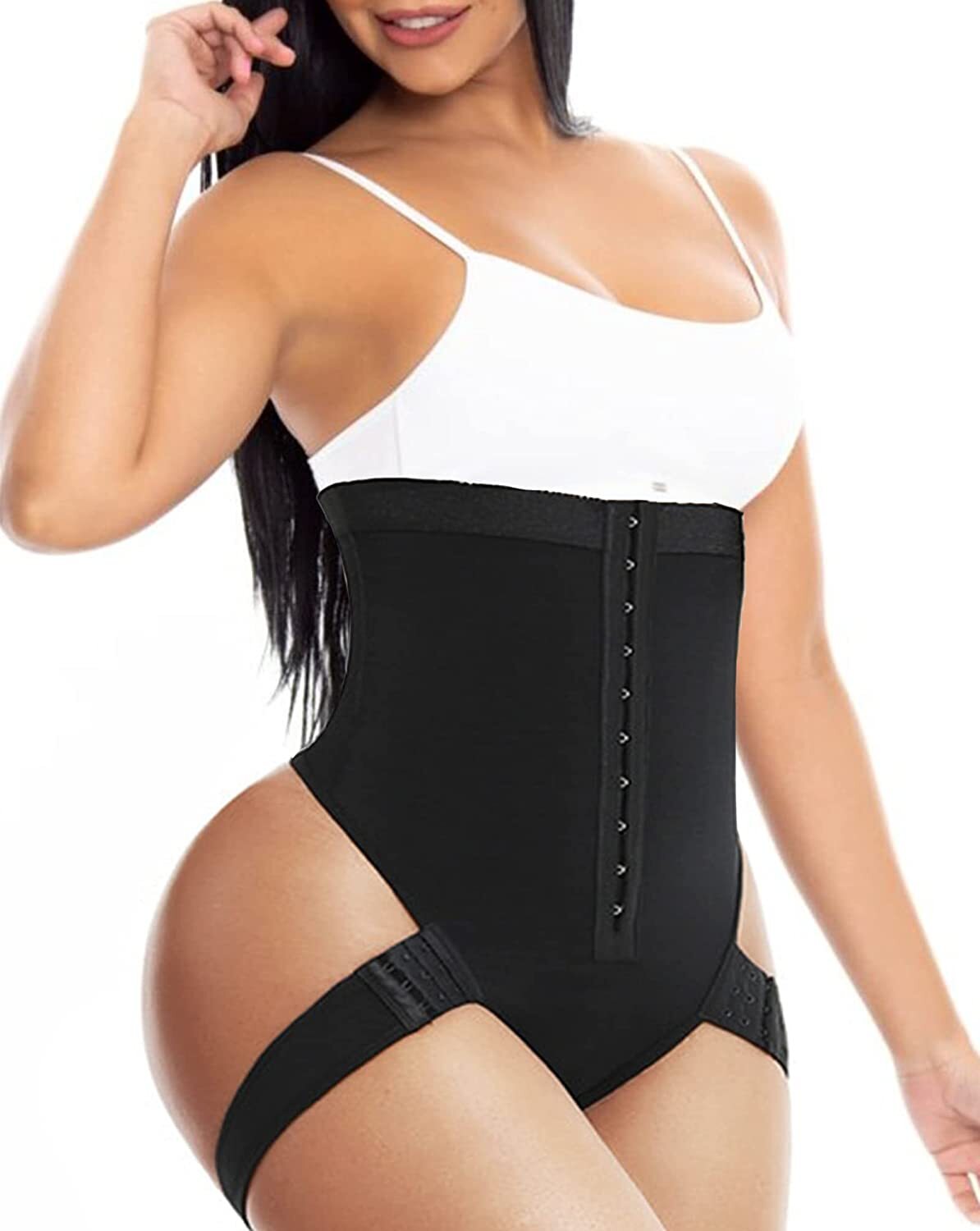 Cuff Tummy Trainer with Butt Lift Female Exceptional Shapewear High Waist Shaper