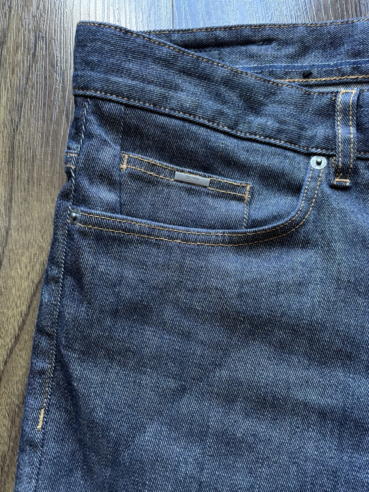 Hugo Boss “Delaware3-1” Candiani Denim Slim Straight W36 L32 BNWOT RRP £239