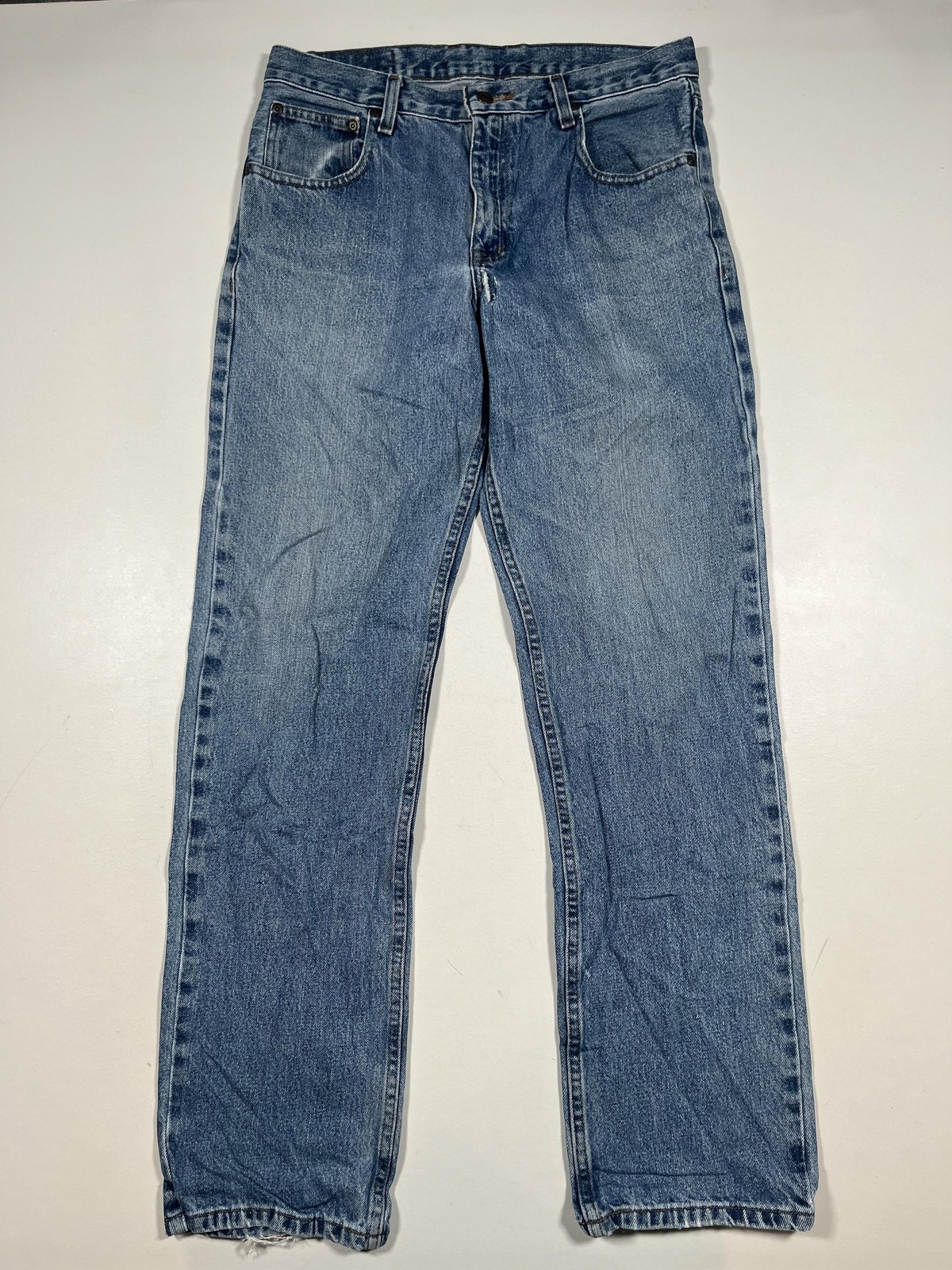 Arizona Jean Company Jeans Mens 32×32 Blue Medium Wash Denim Regular Straight