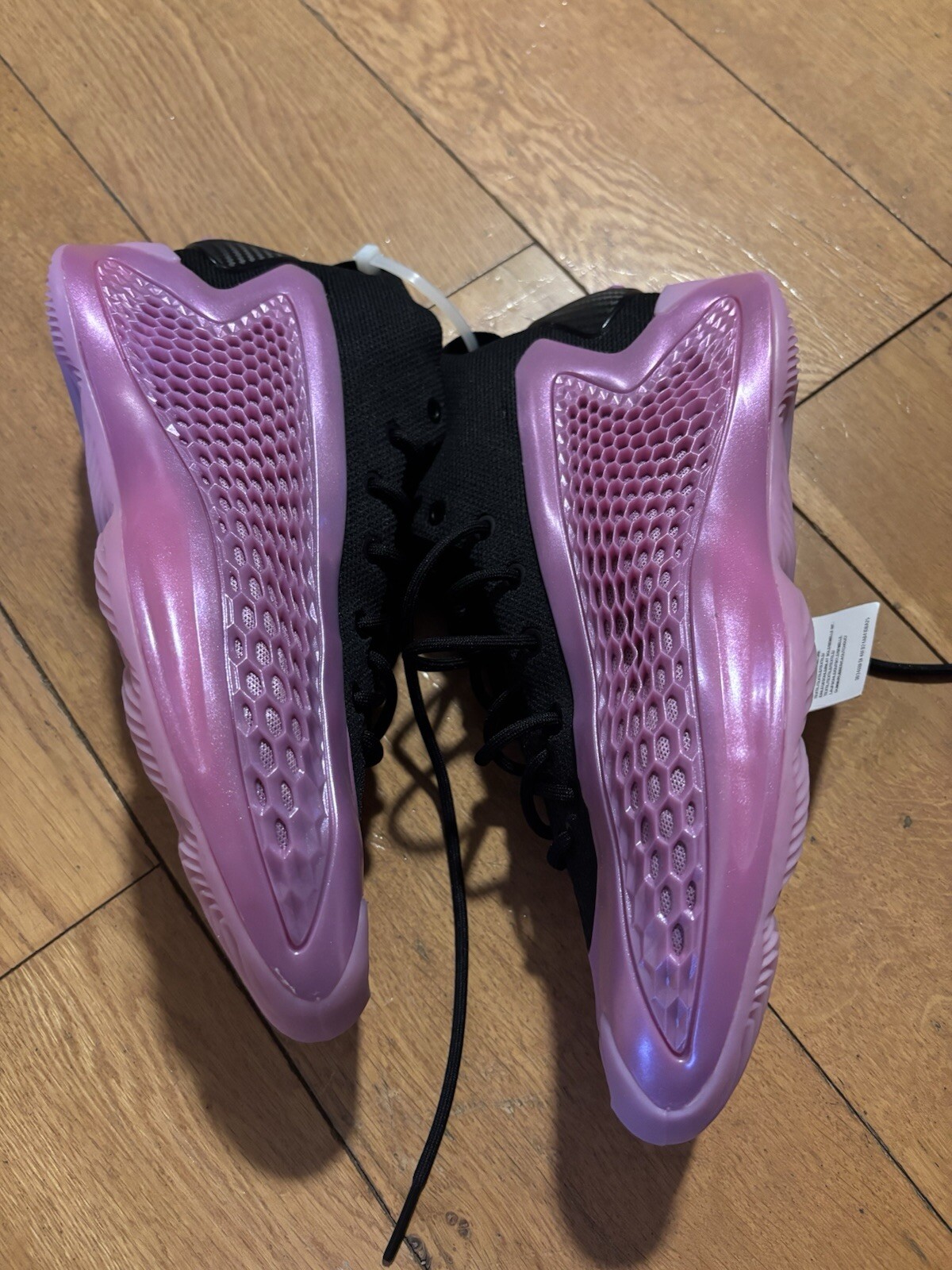 Adidas AE 1 Anthony Edwards Purple Colorway Men’s Size 5 Basketball Shoes IG6670