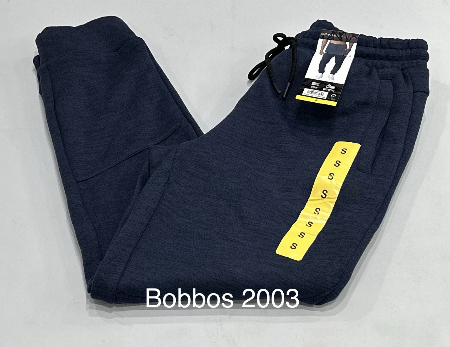 Spyder Men’s Active Fleece Bonded Jogger, Blue, Size S
