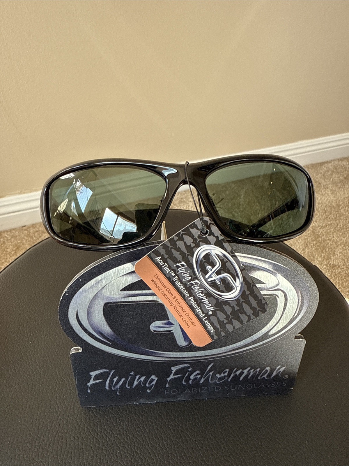 Flying Fisherman Polarized Sunglasses Sundance Black Smoke Sport Men’s Women’s