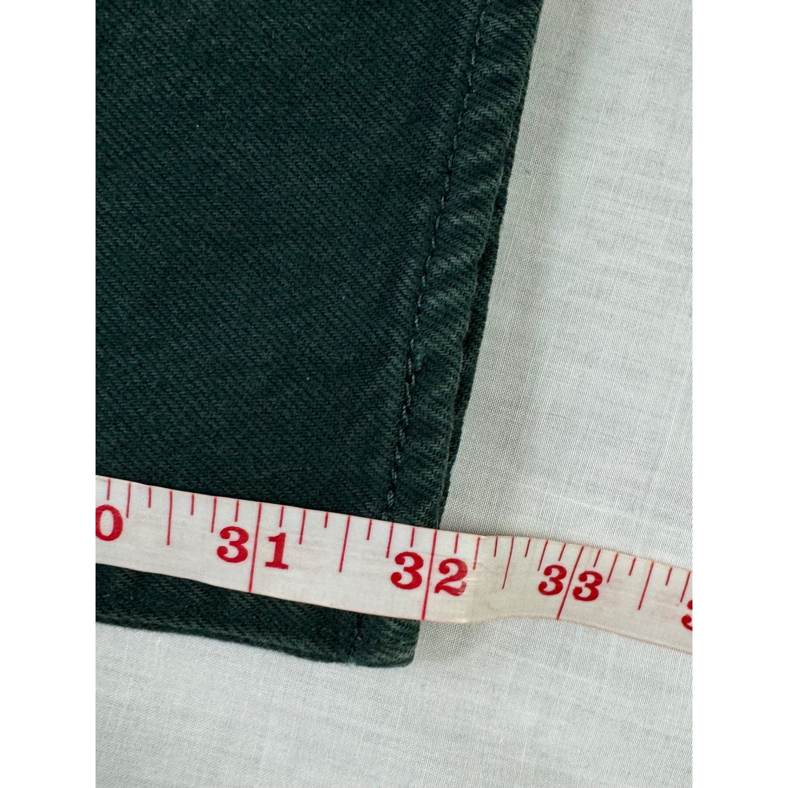 Levis 501 Original Mens Straight Leg Jeans Green denim button fly 36×32