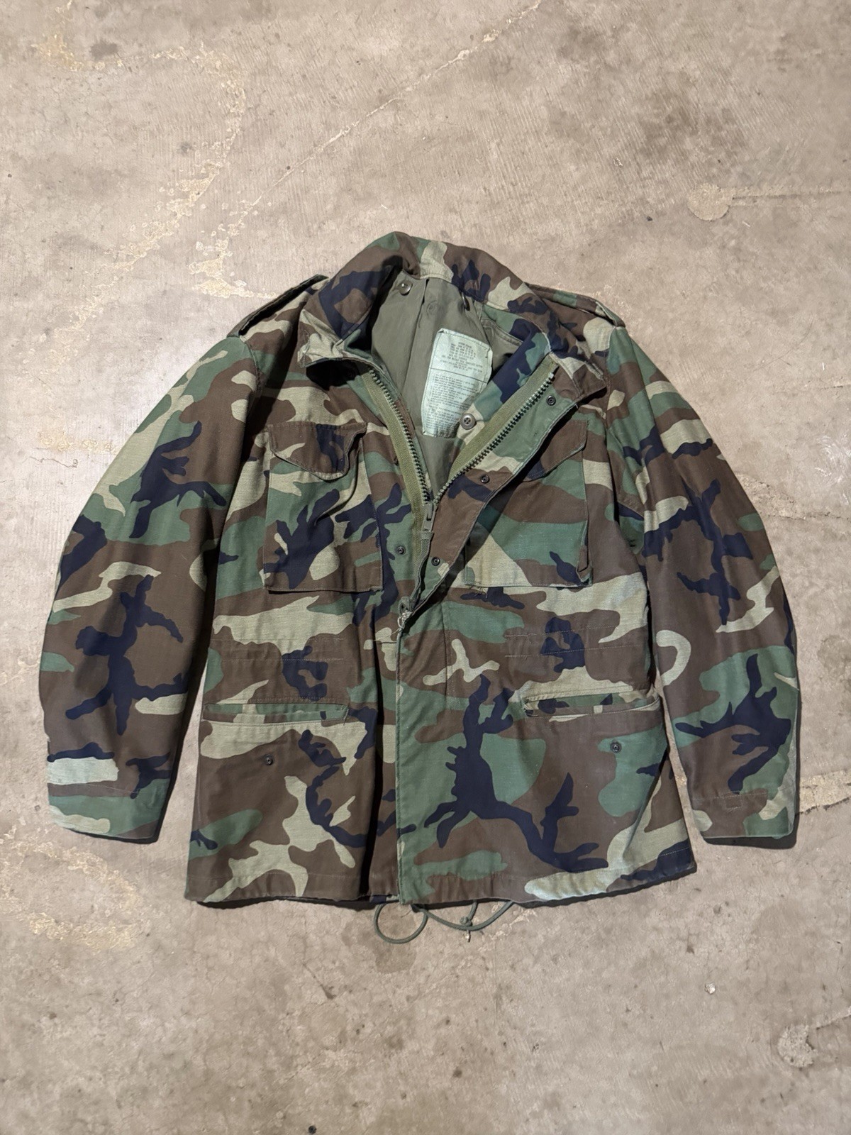 1986 M65 DLA woodland jacket Size L