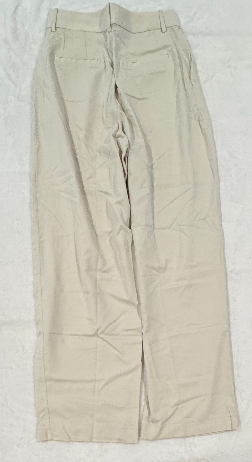 Lululemon Pleat Front High Rise Trouser Size 8 Regular 32″ Bone