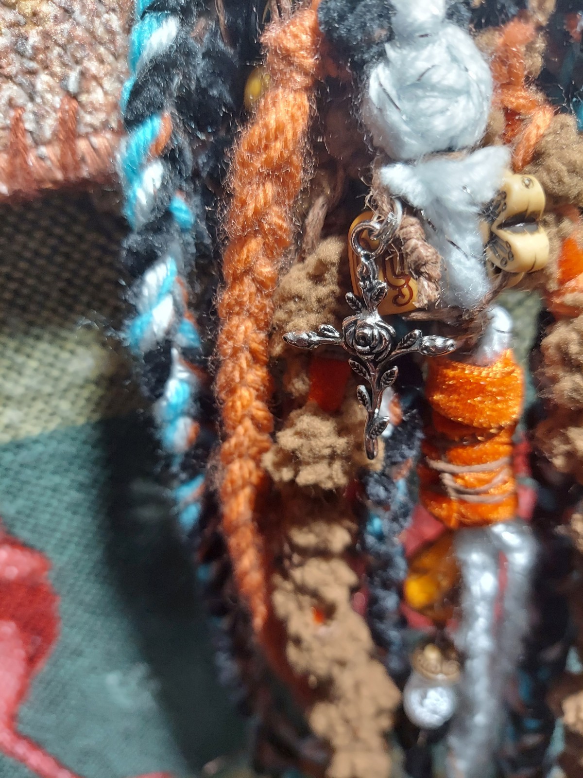 TKsTreasures Bohemian Style Hand-made Ponytail Accessory Long DREAD, 15-18 in.