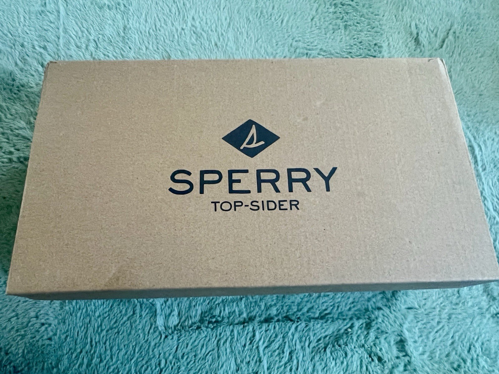 Sperry Top-Sider Starfish Leather Boat Shoes Navy/Tan Lace-Up 5M STS86211