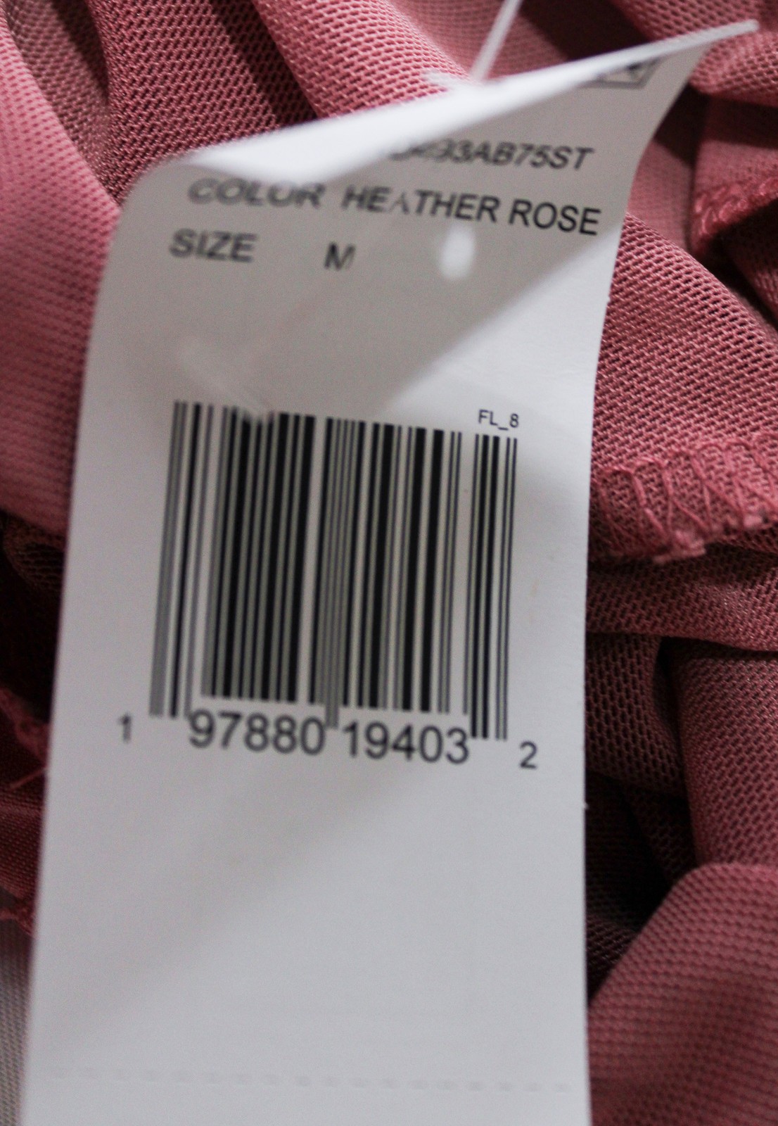 Stevie By Steve Madden Women’s Mock Neck Midi Dress EH6 Heather Rose Medium NWT