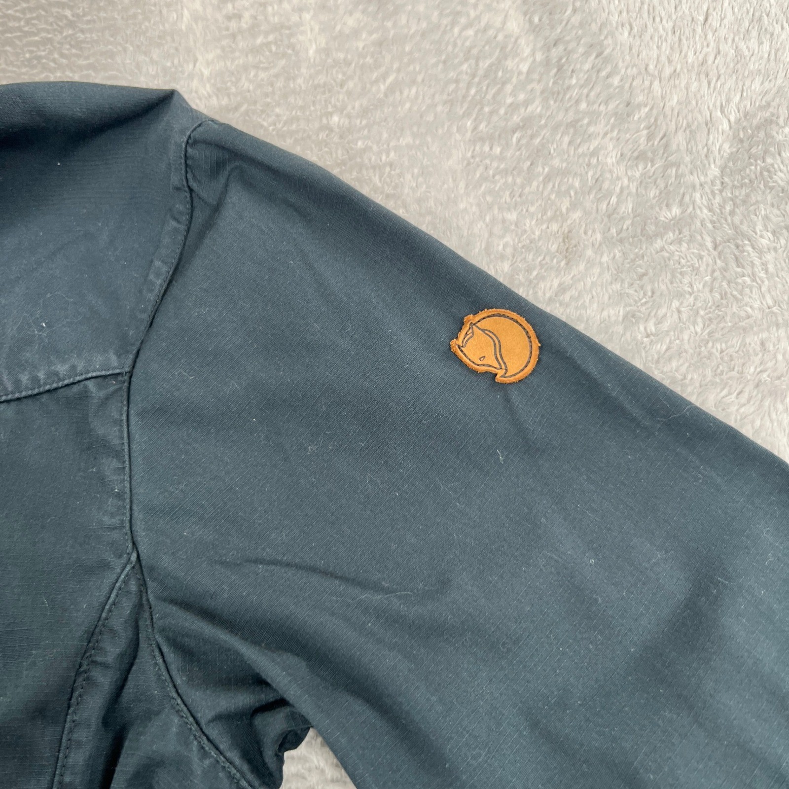 Fjallraven Stina G-1000 Hooded Jacket M Black Womens Outdoor Hiking Shell