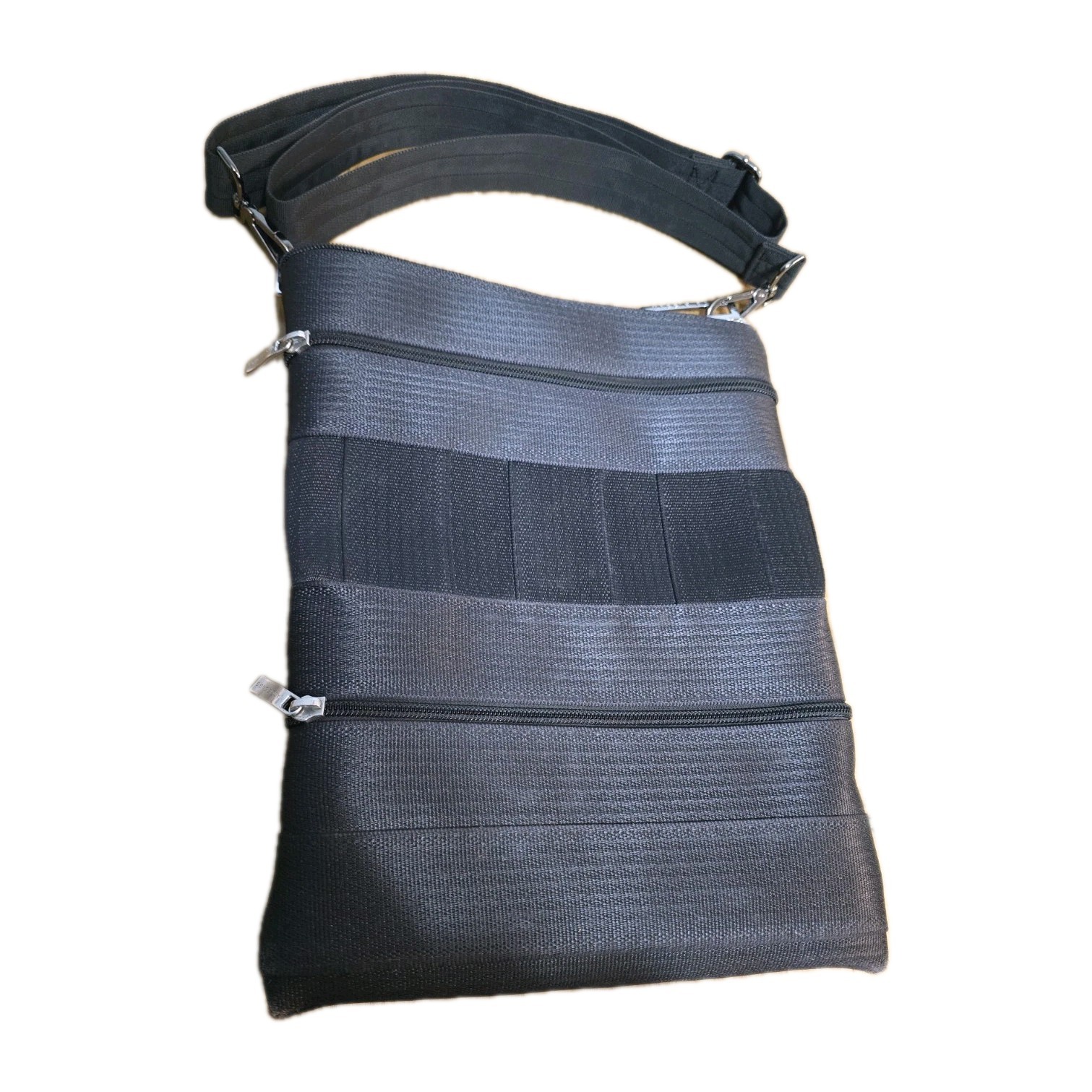 Maggie Bags The Betty Bag Black Seatbelt Crossbody Bag Purse