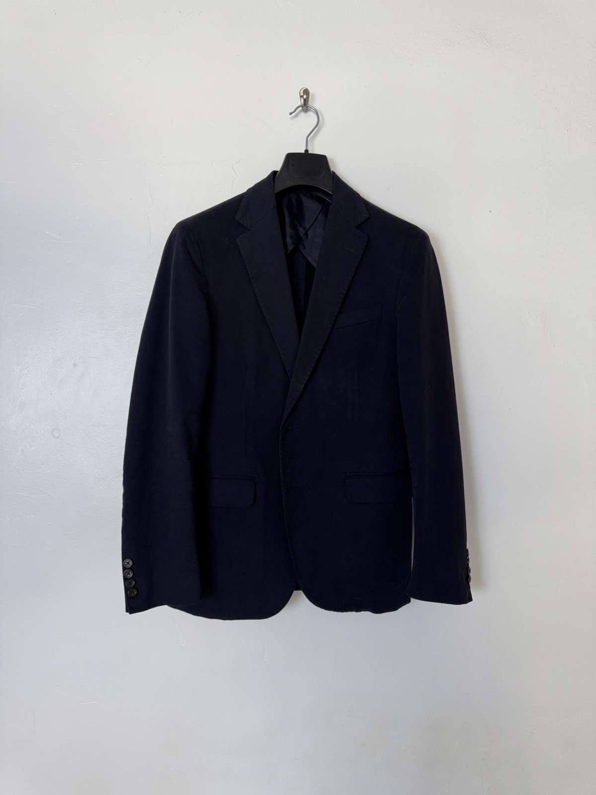 Polo Ralph Lauren Navy Blue Cotton Slim Fit Blazer 40R