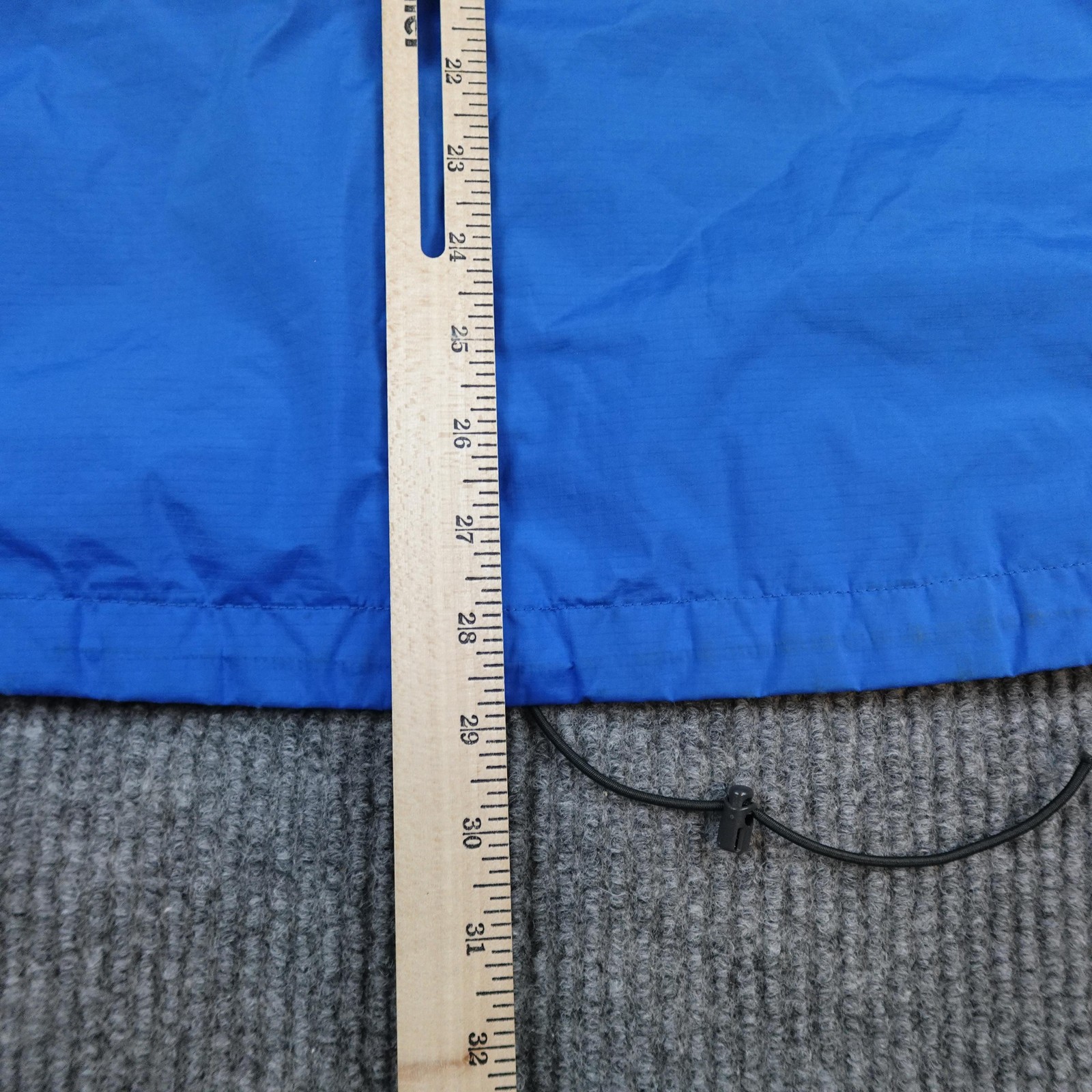 The North Face Goretex Jacket Mens Large Blue Hooded Ski Snow Shell Waterproof