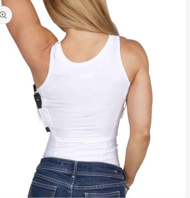 NWT- Undertech under cover concealed carry tank top in white xs