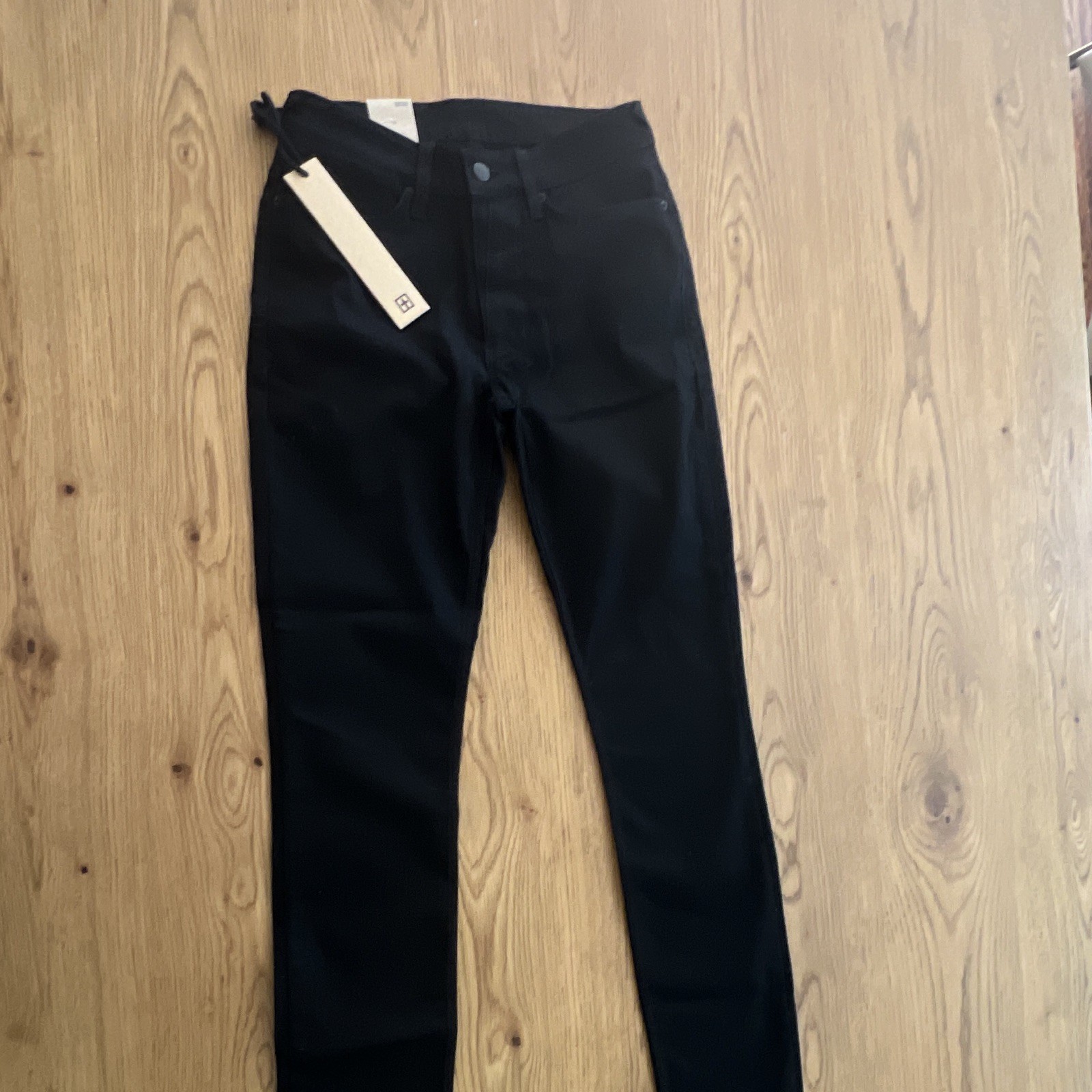 Ksubi Skinny Jeans Black Solid 100% Cotton Size 28 Unisex Adults NWT