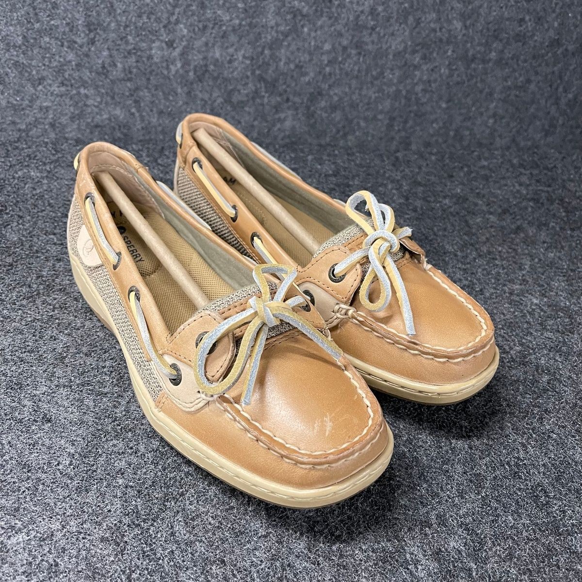 SPERRY Angelfish 1 Eye Boat Shoe Women’s Size US 6.5 M White/Blanc