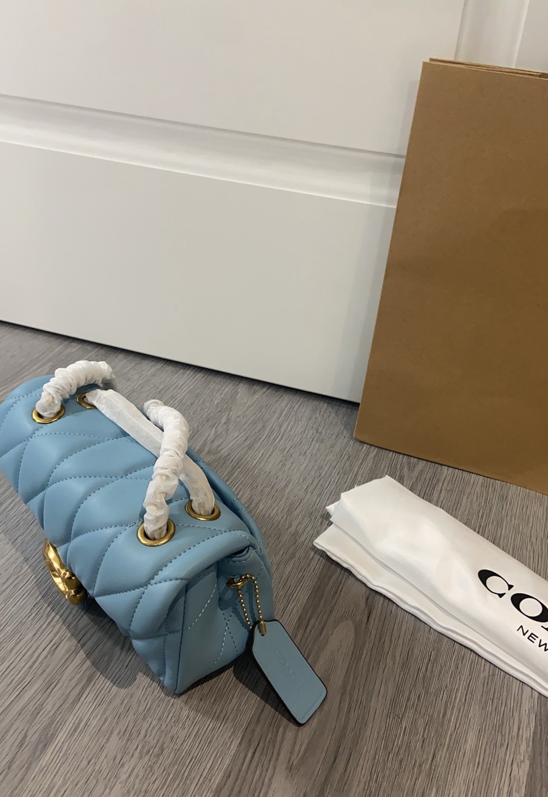COACH Tabby Shoulder Bag 20 – Quilted CP149 Blue