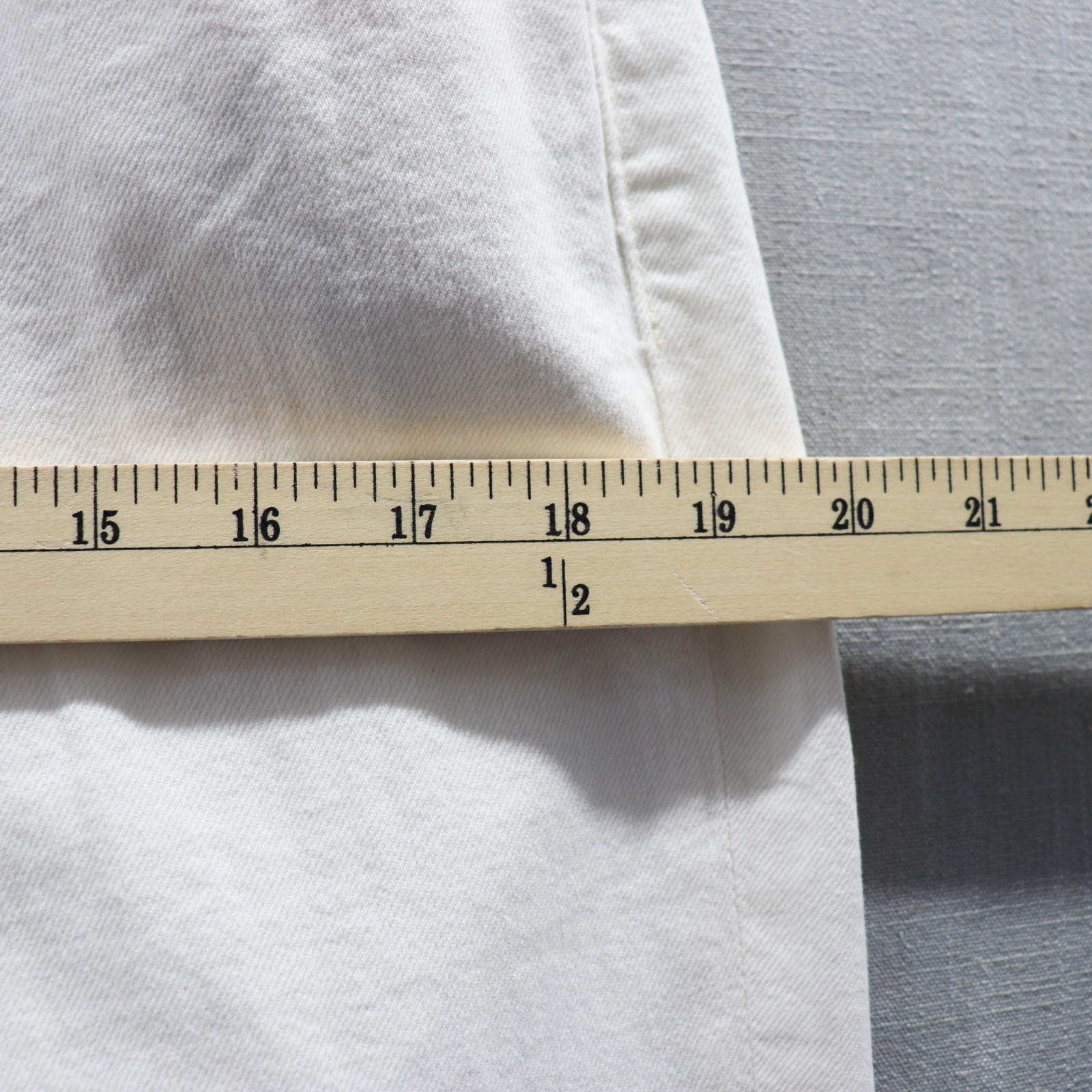 7 For All Mankind Ginger Wide Leg Trouser Jeans White 31
