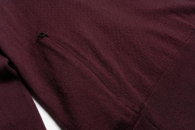 Men Rapha Sweater Burgundy Wool 40 /L / 48