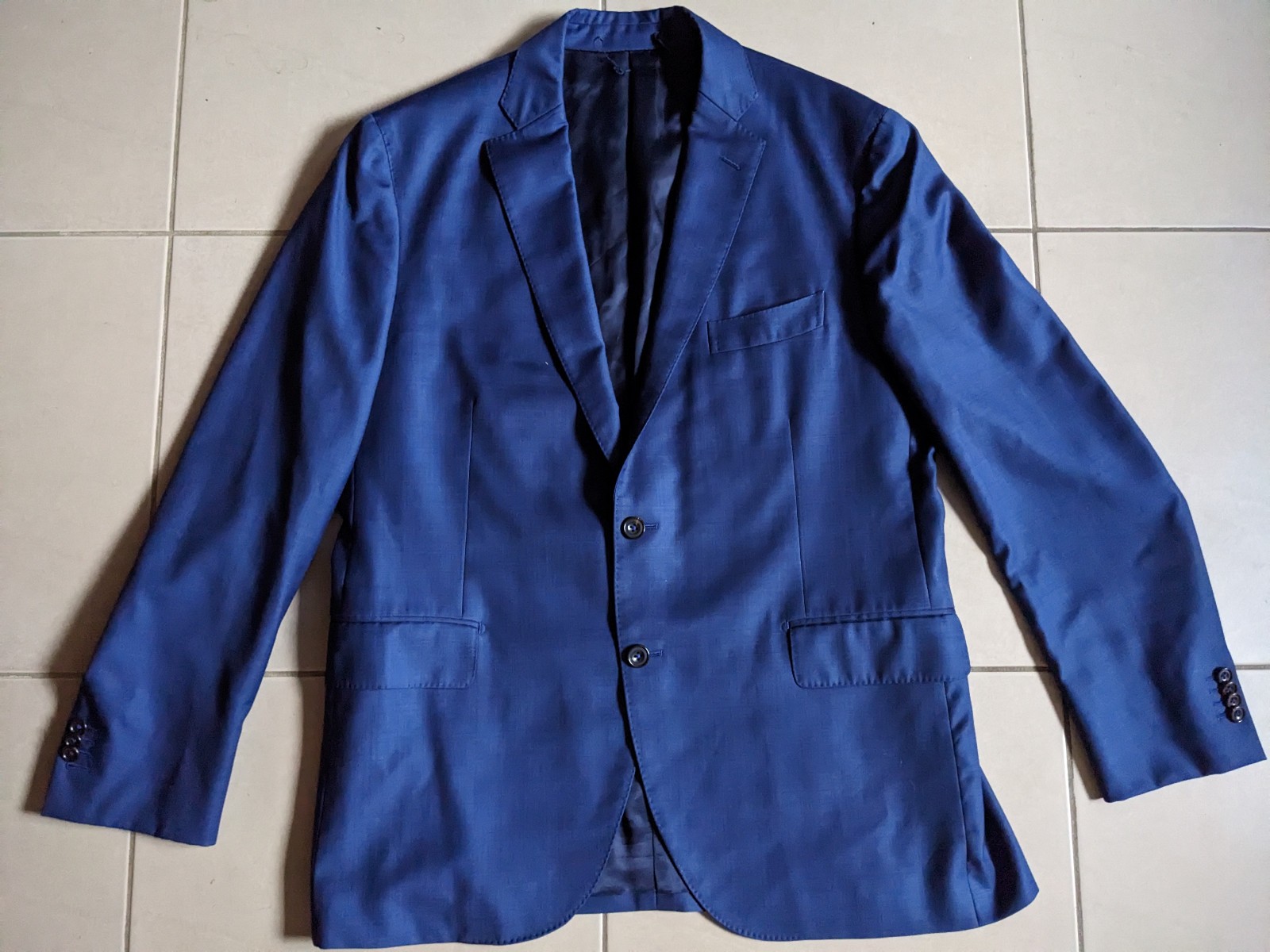 M.J. Bale Sakuro Denim Suit Jacket 46/40 Full Canvas Made in Japan VBC Wool
