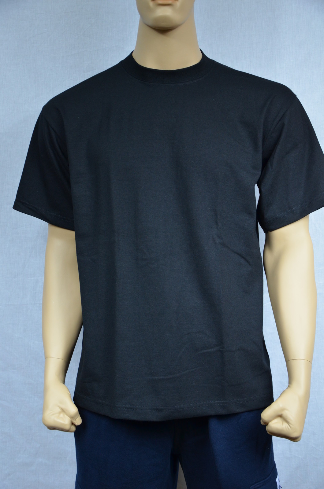 6 NEW SHAKA WEAR SUPER MAX HEAVY WEIGHT T-SHIRTS BLACK TEE PLAIN 5XLT TALL