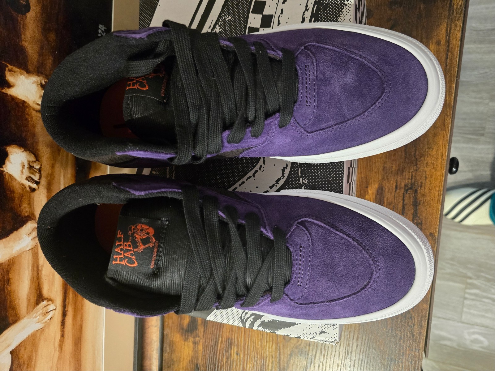 Vans Skate Half Cab Croc Grape Purple VN0A5FCDGPE Men’s Shoes Size 12 US NEW