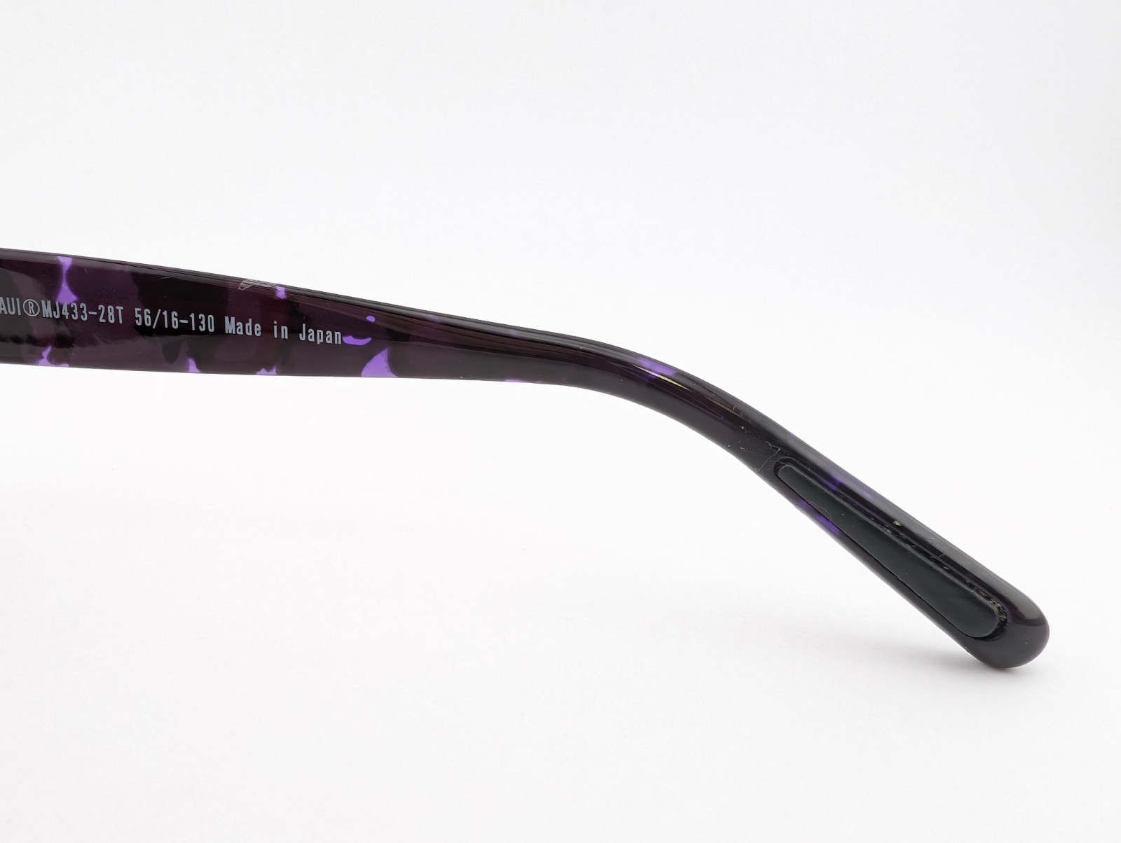 Maui Jim Sunglasses, Koki Beach MJ433-28T Purple Tort, 56-16-130, Plastic, Japan